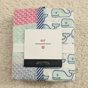 Vineyard Vines 2 Pack Muslin Baby Swaddle NWT